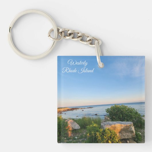 Porte-clés Souvenir de Westerly Rhode Island (Devant)