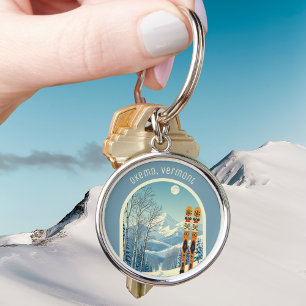 Porte-clés souvenir des vacances de ski Okemo Vermont