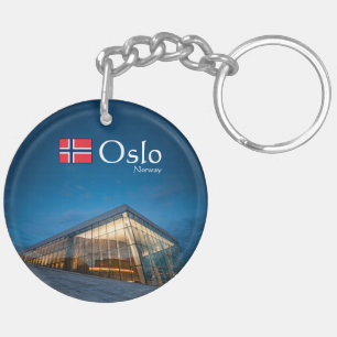 Porte-clés Souvenir d'Oslo Norvège