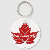 Porte-clés souvenir du Canada Cadeau personnalisé  (Recto)