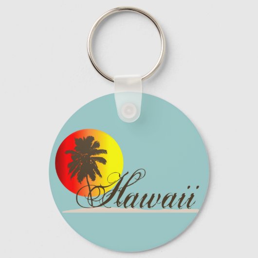Porte-clés Souvenir Hawaii Sunset (Recto)