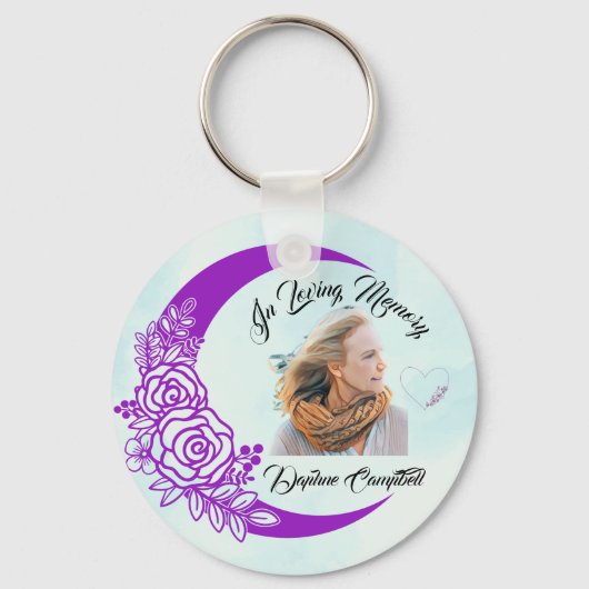Porte-clés souvenir mémento objet de mémoire (Recto)