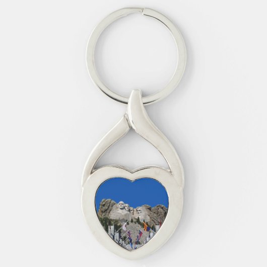 Porte-clés Souvenir personnalisable de Mt Rushmore (Devant)