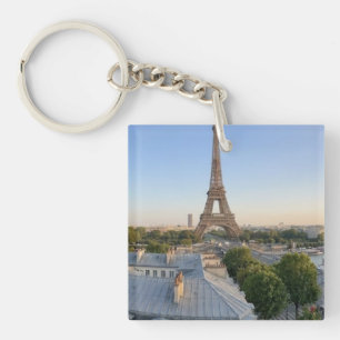 Porte-clés Souvenir personnalisé de la skyline de Paris