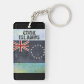 Porte-clés Souvenir Porte - clé des Îles Cook (Dos)