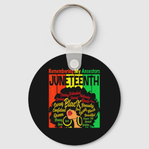 Porte-clés Souvenirs de mes ancêtres Junetdix cheveux naturel