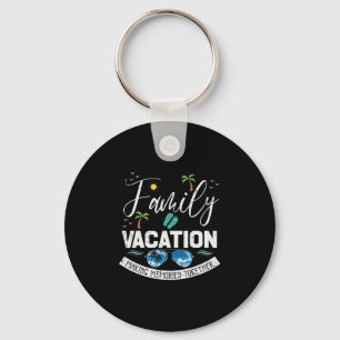 Porte-clés Souvenirs de vacances en famille ensemble correspo