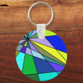 Porte-clés Souvenirs en verre tendu (Recto)