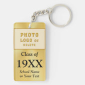 Porte-clés Souvenirs Retrouvailles de 50 ans, personnalisable (Dos)