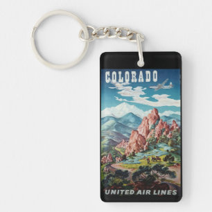 Porte-clés Souvenirs vintages du Colorado