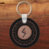 Porte-clés Sowilo - Rune Aînée Futhark (Recto)
