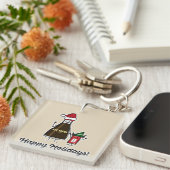 Porte-clés Soy Sauce Bouteille Paquet enfant Noël Père Noël (Devant Droit)