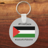 Porte-clés Soyez avec Palestine Libérez Gaza Porte - clé de s (Verso)