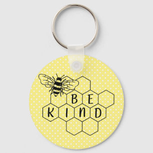 Porte-clés Soyez Bumble Bee Yellow Polka Dot