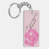 Porte-clés Soyez courageux soit Aloha porte - clé aimable (Devant gauche)