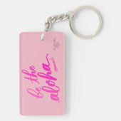 Porte-clés Soyez courageux soit Aloha porte - clé aimable (Dos)