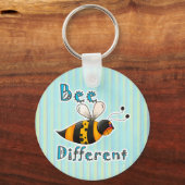 Porte-clés Soyez Différents Abeille À Bumble Repérée (Recto)