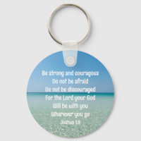 Soyez Forte Inspiration Bible Verse Beach