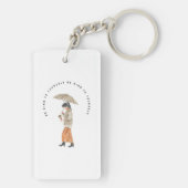 Porte-clés Soyez gentil avec vous (Dos)