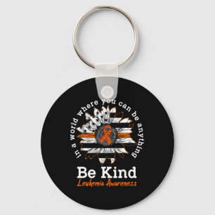 Porte-clés Soyez gentil Orange Ribbon Sunflower Kindness Leuk