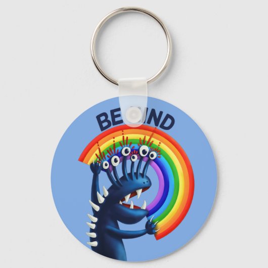 Porte-clés Soyez gentil Rainbow Cute Kindness (Recto)