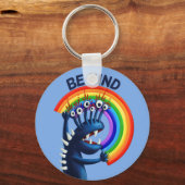 Porte-clés Soyez gentil Rainbow Cute Kindness (Recto)