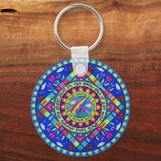 Porte-clés Soyez heureux (Recto)