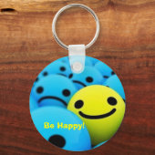 Porte-clés Soyez Heureux ! (Recto)