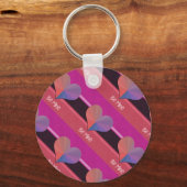 Porte-clés Soyez le coeur réfléchi de Valentine (Recto)