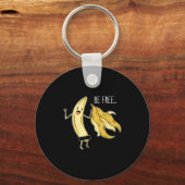 Porte-clés Soyez Libre Funny Banana Graphique Fruit Lover Lib (Recto)