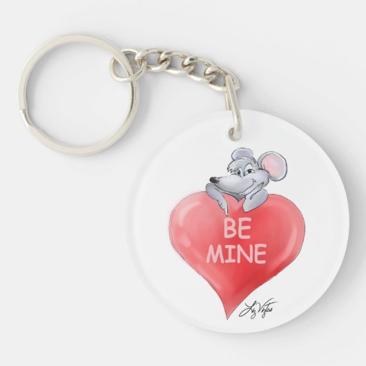 Porte-clés Soyez mon Porte - clé Valentine (Devant)