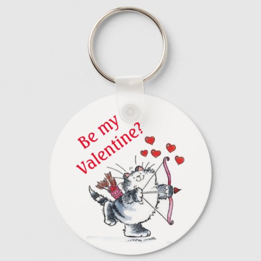 Porte-clés - Soyez mon Valentin ? (Recto)
