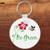 Porte-clés Soyez Porte - clé vert (Recto)