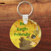 Porte-clés Soyez respectueux de la Terre (Recto)