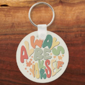 Porte-clés Soyez toujours vous-même - Automne Inspirationnel (Recto)