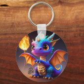 Porte-clés Soyez un dragon (Recto)