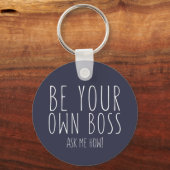 Porte-clés Soyez votre propre patron - Ventes directes (Recto)