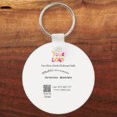 Porte-clés Spa massage salon discount offer services contact  (Recto)