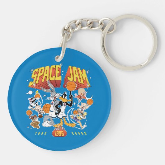 Porte-clés SPACE JAM™ ÉQUIPE TUNE SQUAD™ Graphique 1996 (Dos)