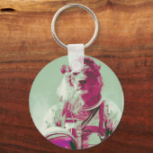 Porte-clés space lion (Recto)