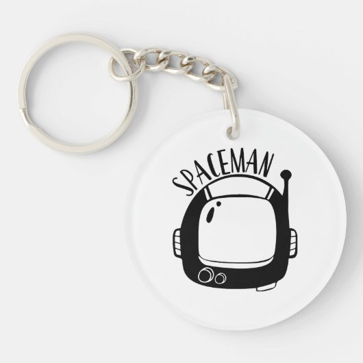 Porte-clés Spaceman Vintage (Devant)