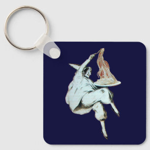 Porte-clés SPAGHETTI PARTY ITALIAN KITCHEN, RESTAURANT rouge