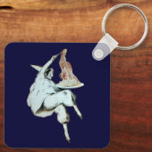 Porte-clés SPAGHETTI PARTY ITALIAN KITCHEN, RESTAURANT rouge (Verso)