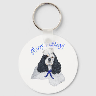 Porte-clés Spaniel Cocker Américain Marin