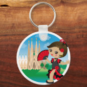 Porte-clés Spanish girl (Recto)