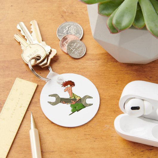 Porte-clés Spanner géant mécanique