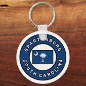 Porte-clés Spartanburg Caroline du Sud (Recto)