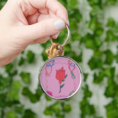 Porte-clés Special Rose Design (Main)