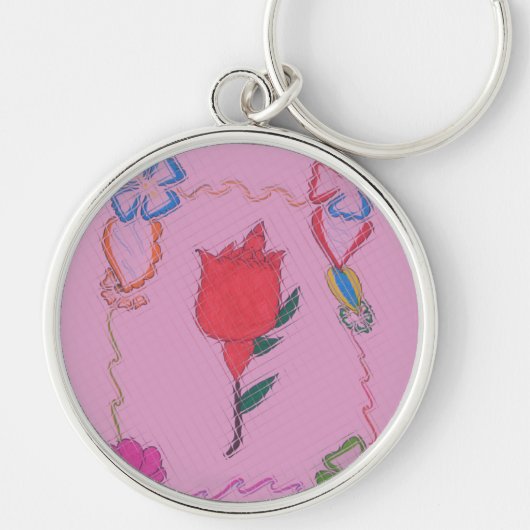 Porte-clés Special Rose Design (Devant)