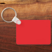 Porte-clés Spécial Unique Gris Rouge Élégant Moderne (Verso)